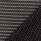 Charcoal Gray-Black Stripe Poly Acrylic Reversible Dobby Woven Fabric By the Yard